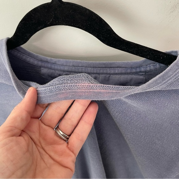 Faherty Long Sleeve Beach Crew Neck Sweatshirt Medium Mens Blue Fade casual. 23 - Picture 5 of 9